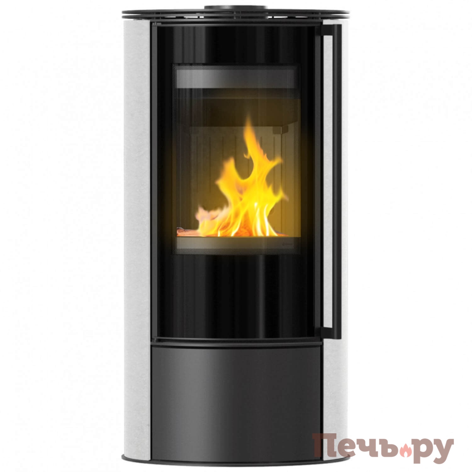 Печь камин Kratki Pro Erik White Satin видео