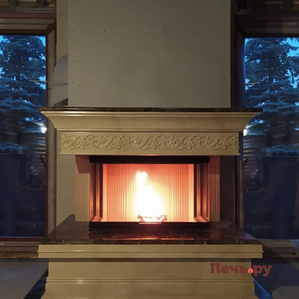 Каминная топка Hoxter Uka 37/95/37/57h видео