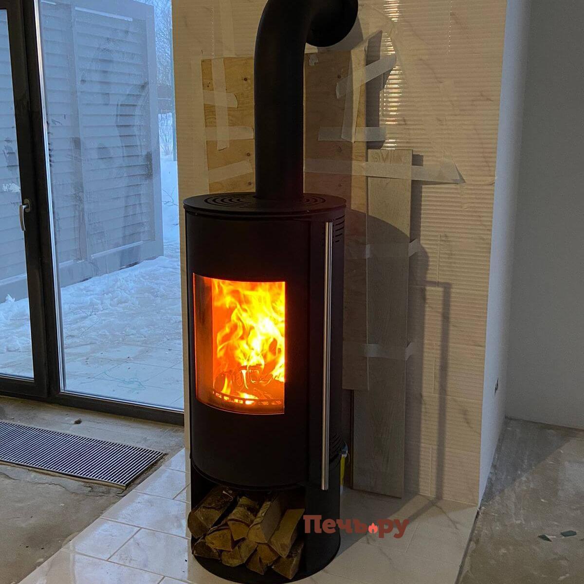 Печь камин Solzaima Amber видео