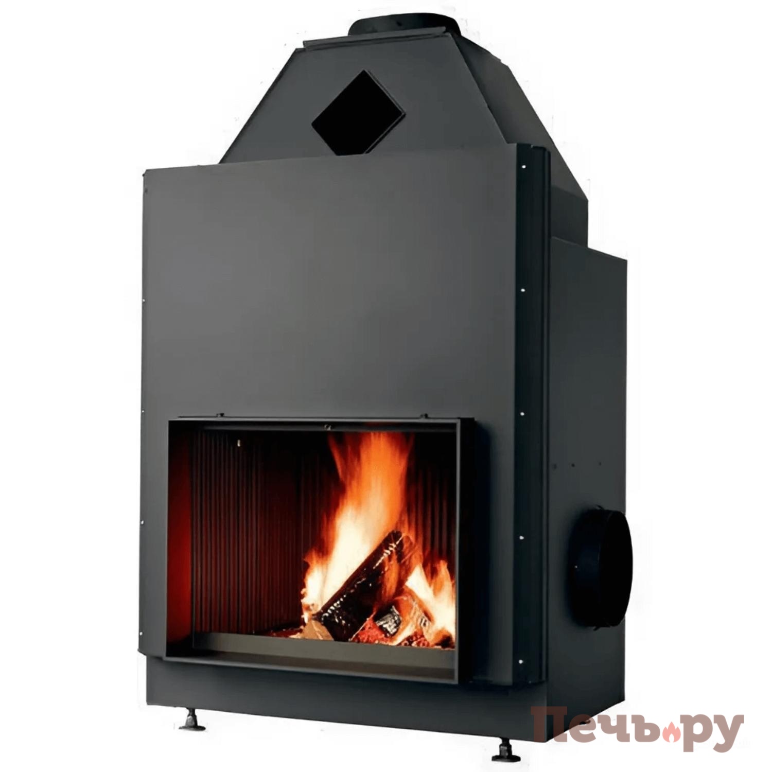 Каминная топка Brunner Urfeuer открытая топка 50/66 видео