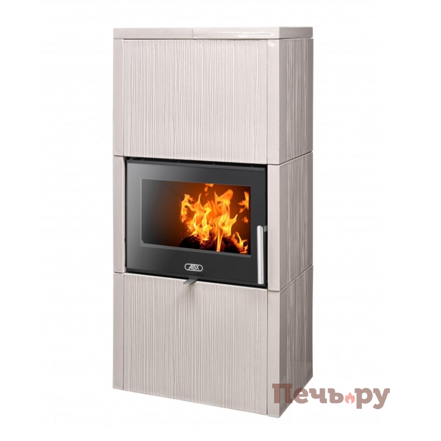 Печь-камин ABX Toledo EXclusive высокий видео