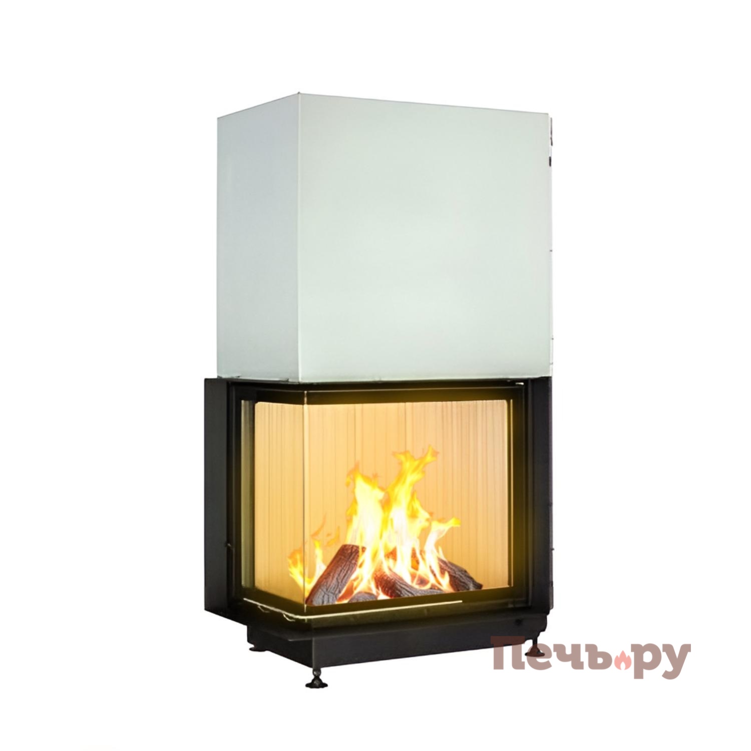 Каминная топка Brunner Eck-Kamin 57/67/44 с подъемом видео