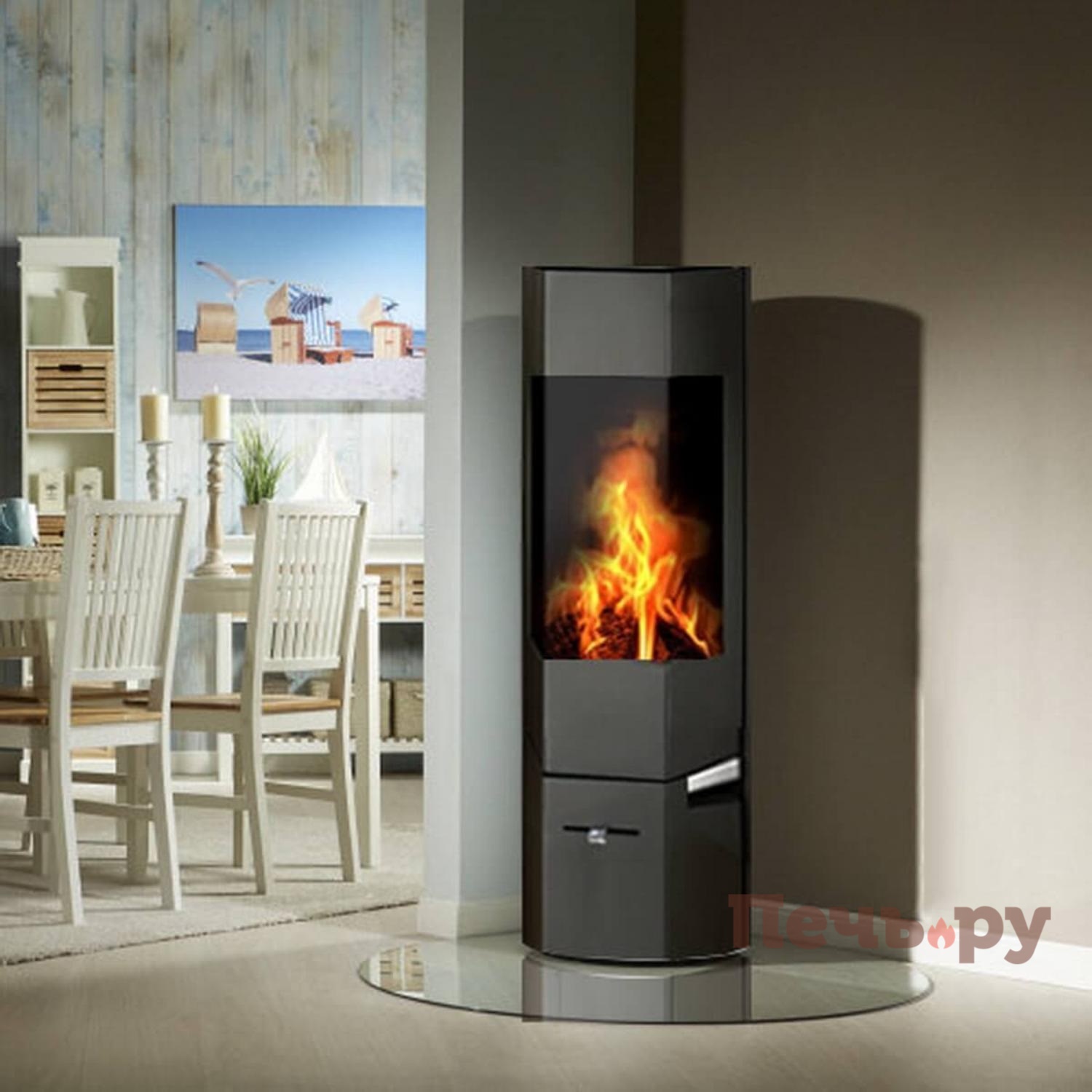 Печь-камин ABX Nagano видео