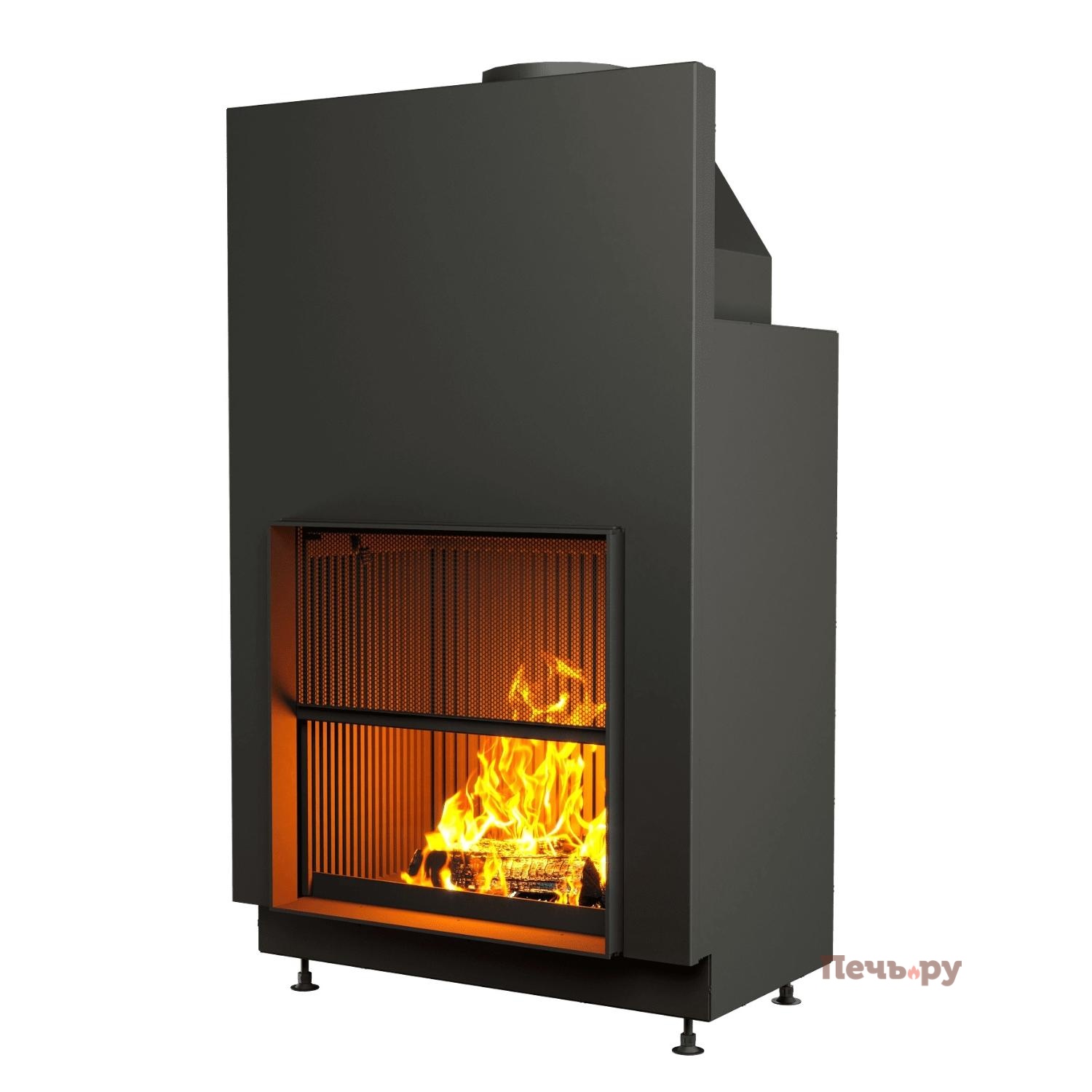 Каминная топка Астов с сеткой О1С 75/75 видео