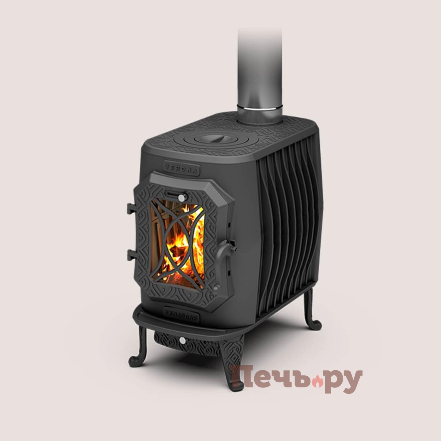 Отопительная печь Теплодар Verona 200 видео