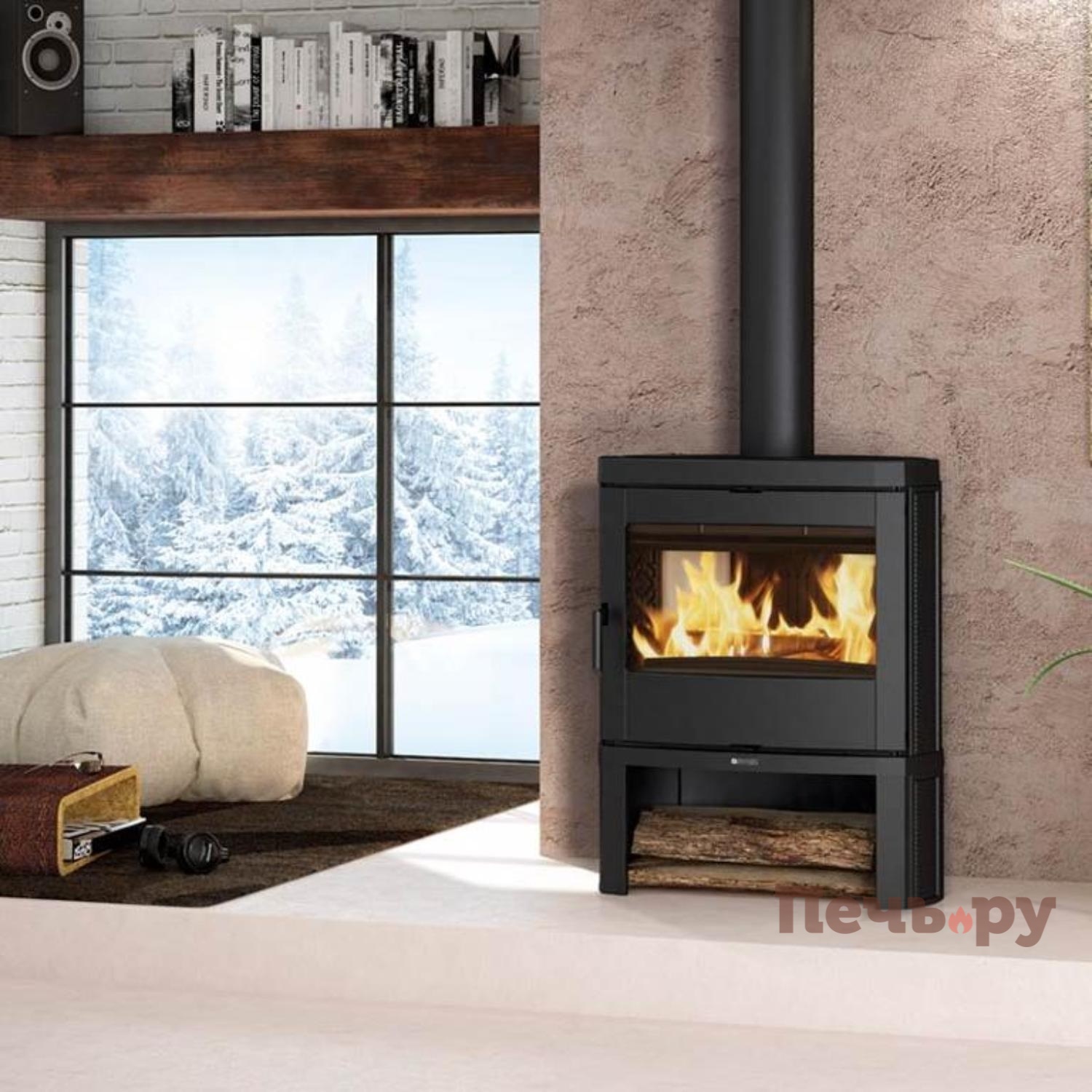 Печь-камин La Nordica Jennifer видео