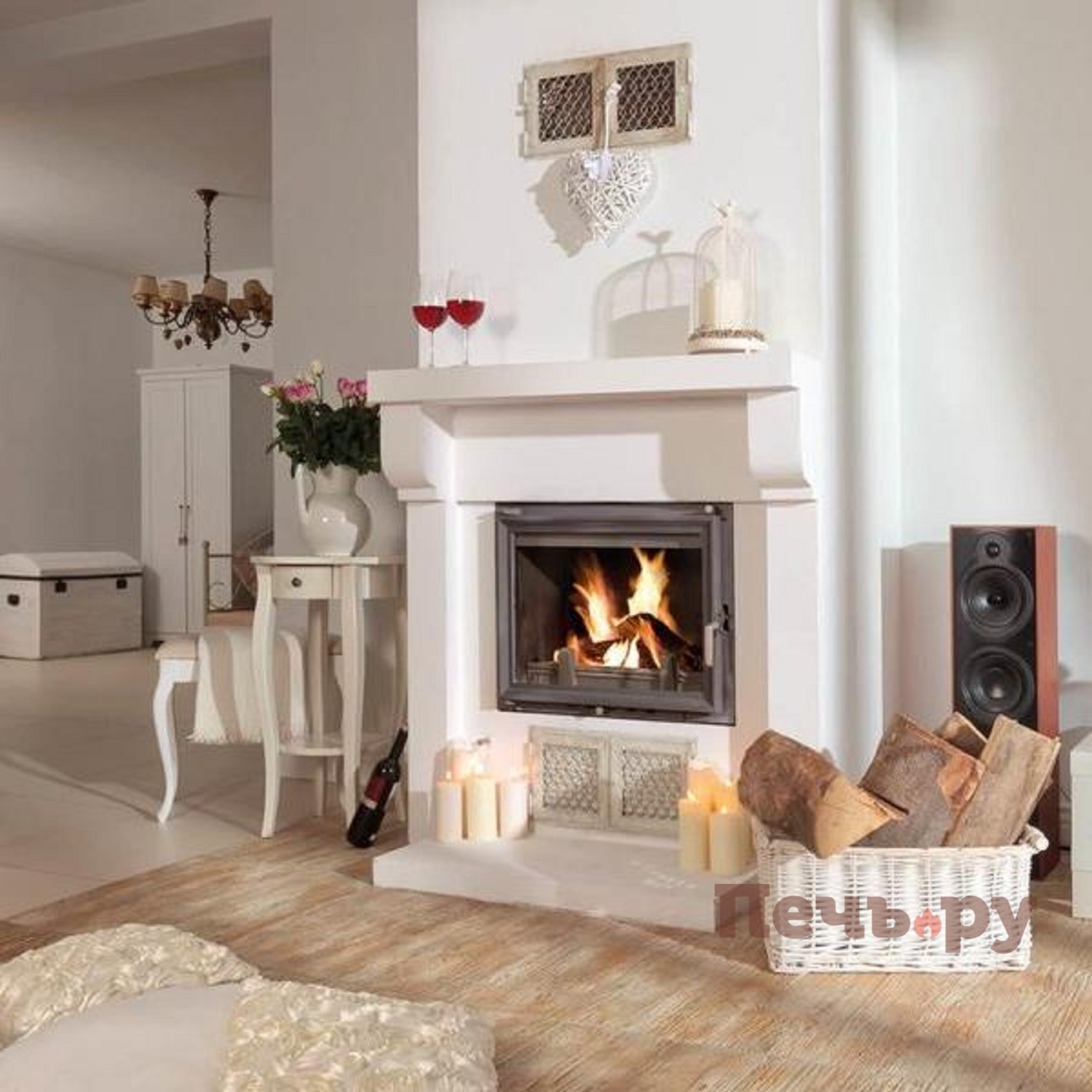 Каминная топка Kratki Zuzia видео