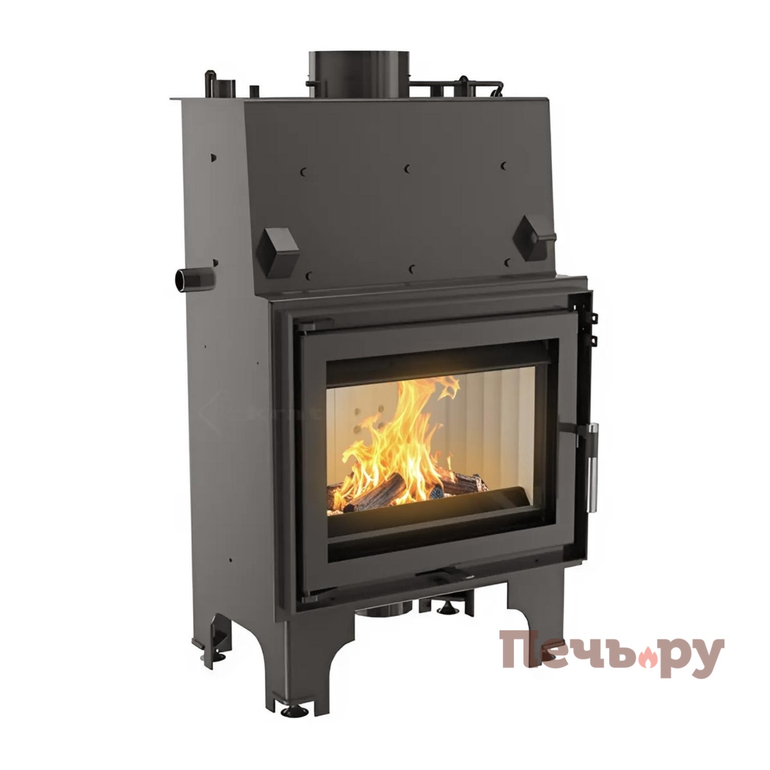 Каминная топка Kratki Aquario/Z/10/PW/W видео