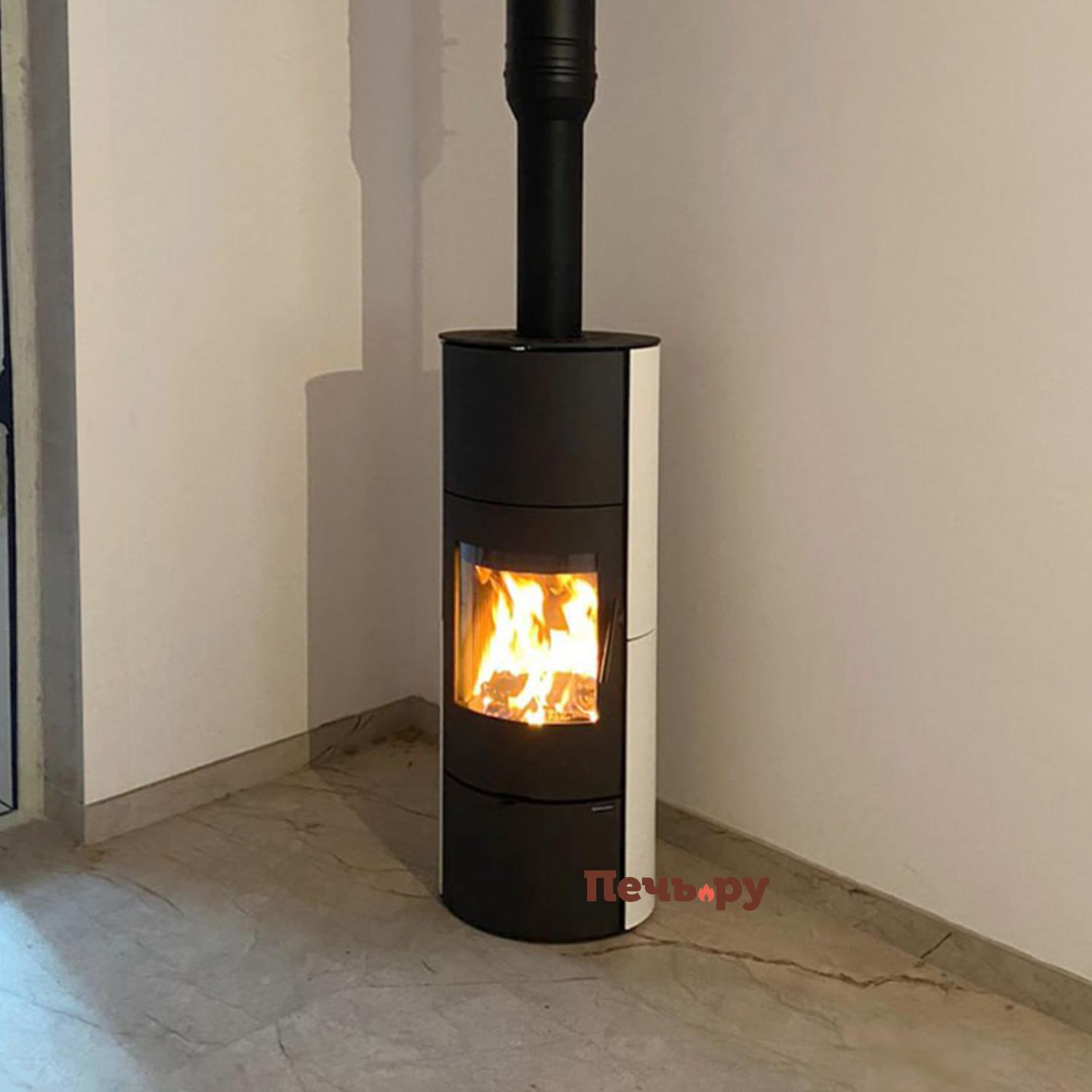 Печь камин Romotop Evora Akum 01 керамика видео