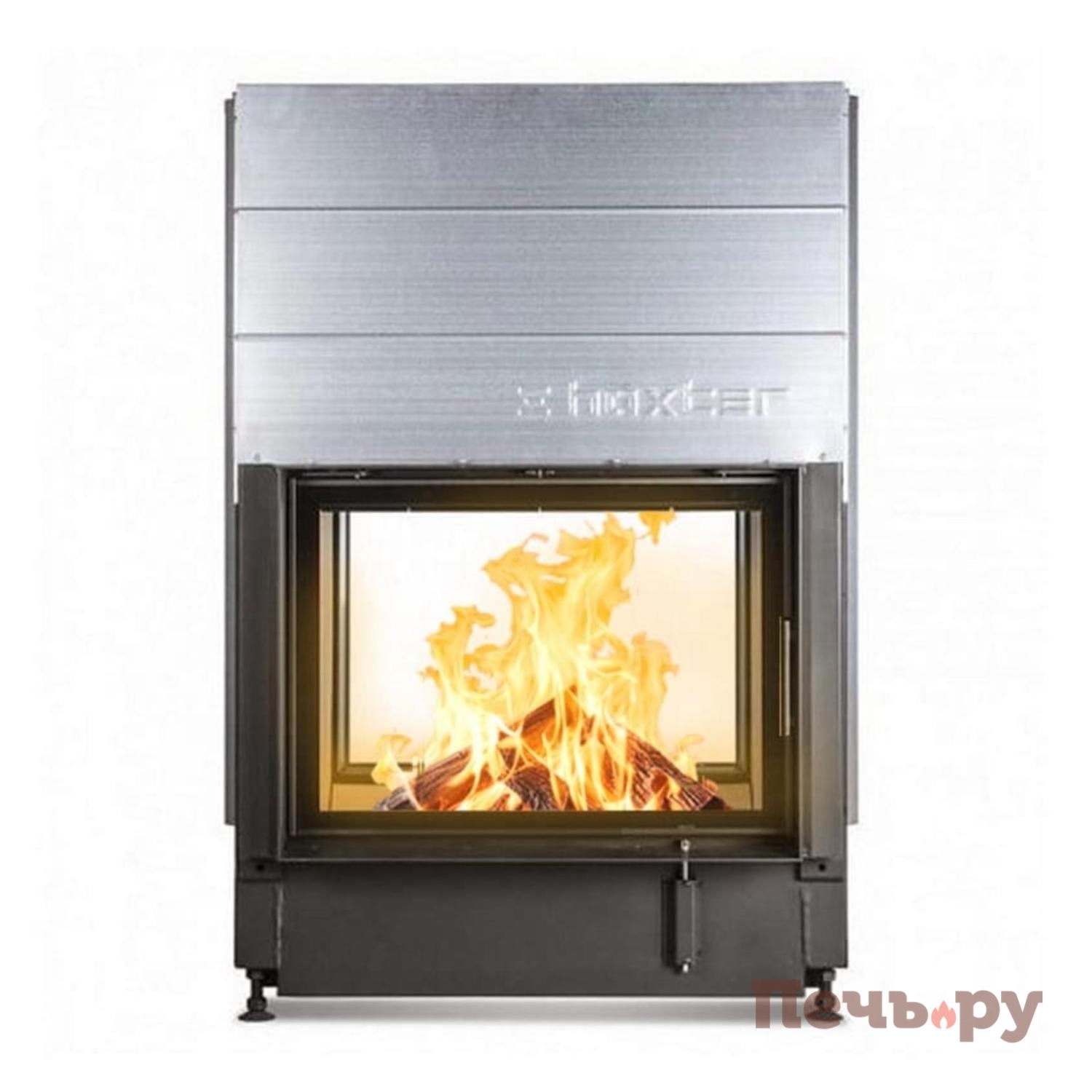 Каминная топка Hoxter Haka 78/57T боковое открывание видео