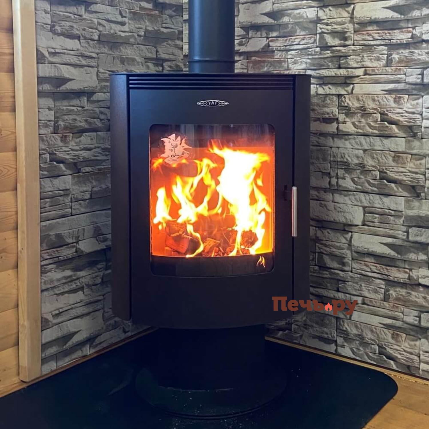 Печь камин ТМФ Визиера поворотная видео