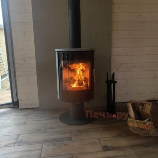 Печь камин Romotop Laredo T камень видео