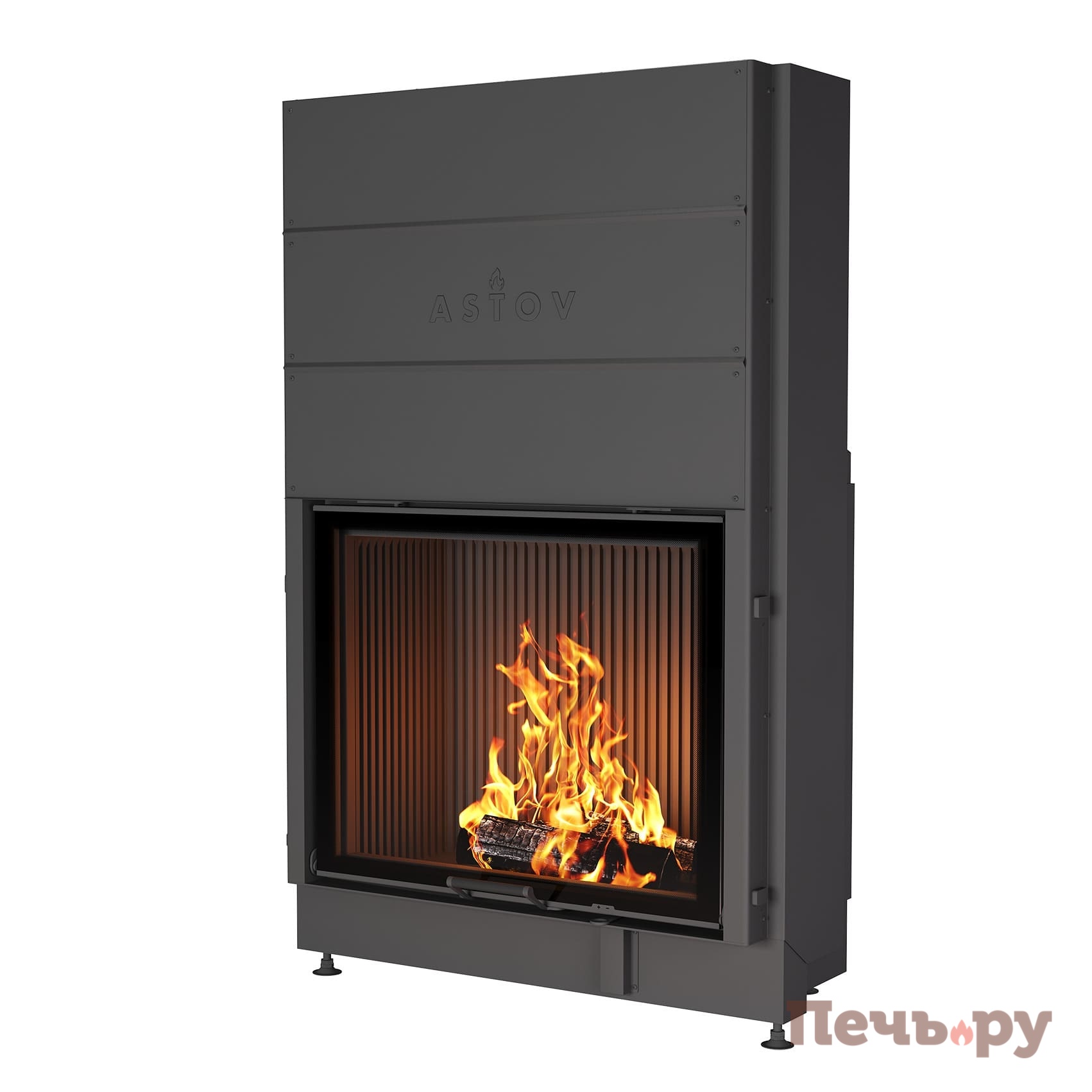 Каминная топка Астов ПС 9074 видео