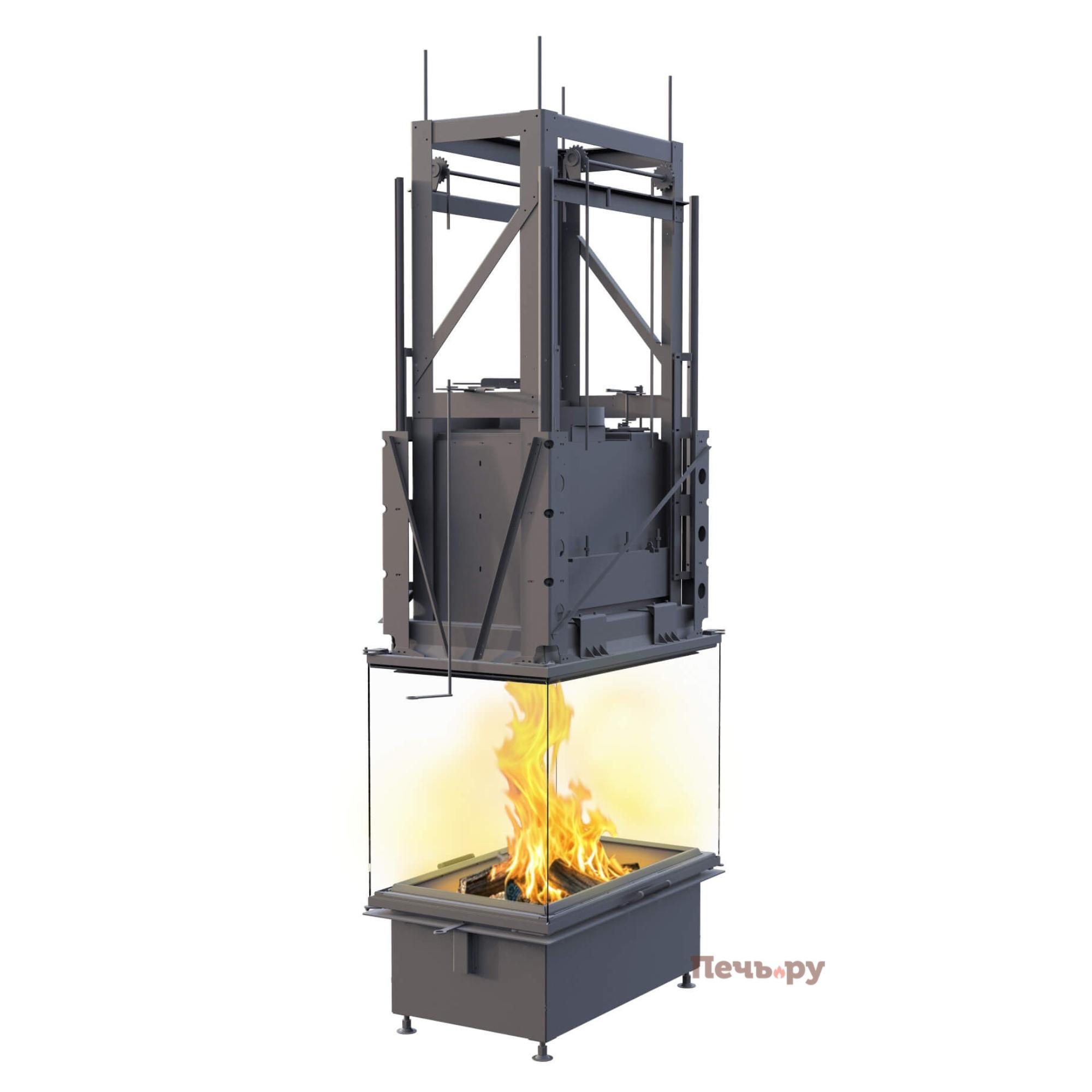Каминная топка Астов П4С 10072 видео