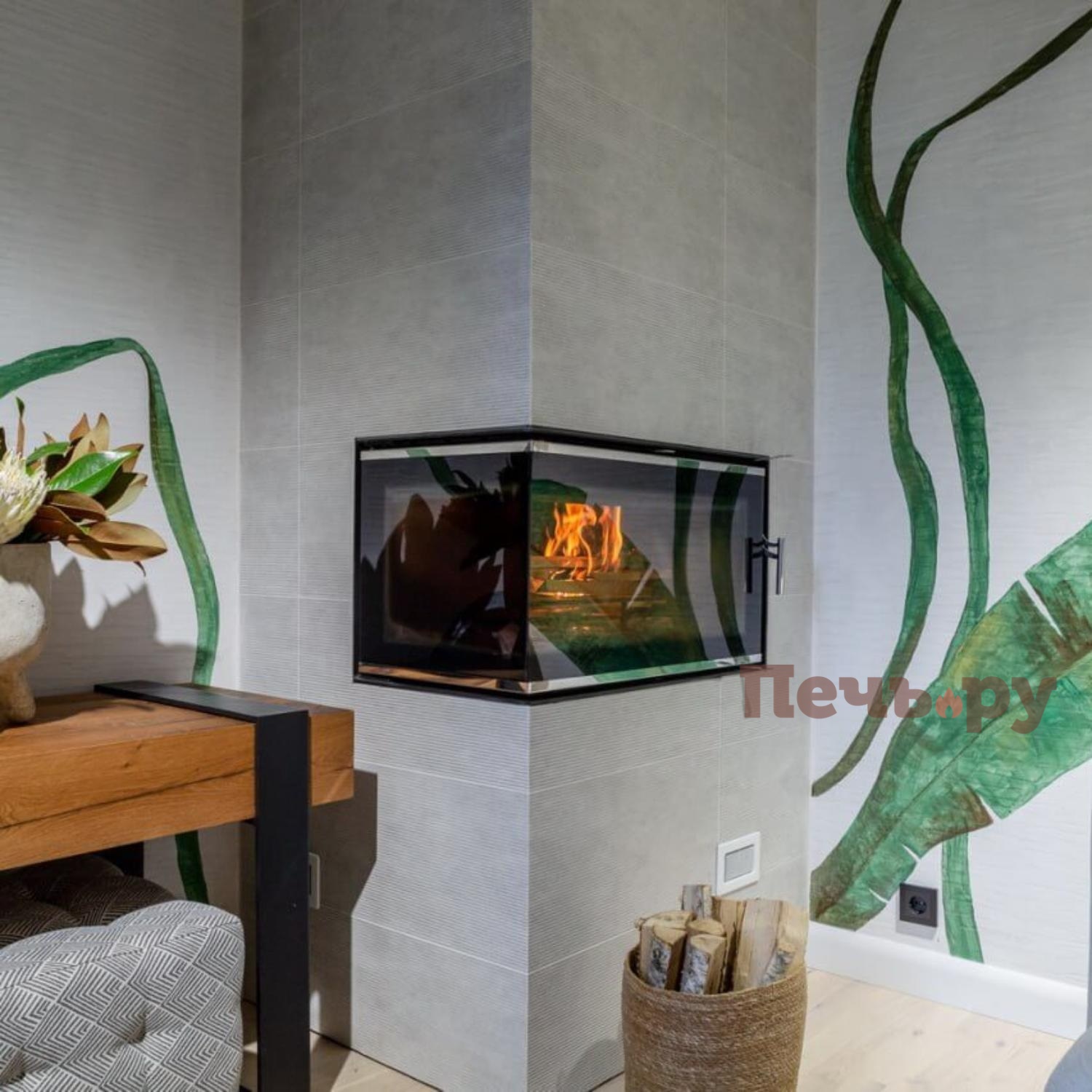 Каминная чугунная топка Kaw-Met W16 14,7кВт LB видео