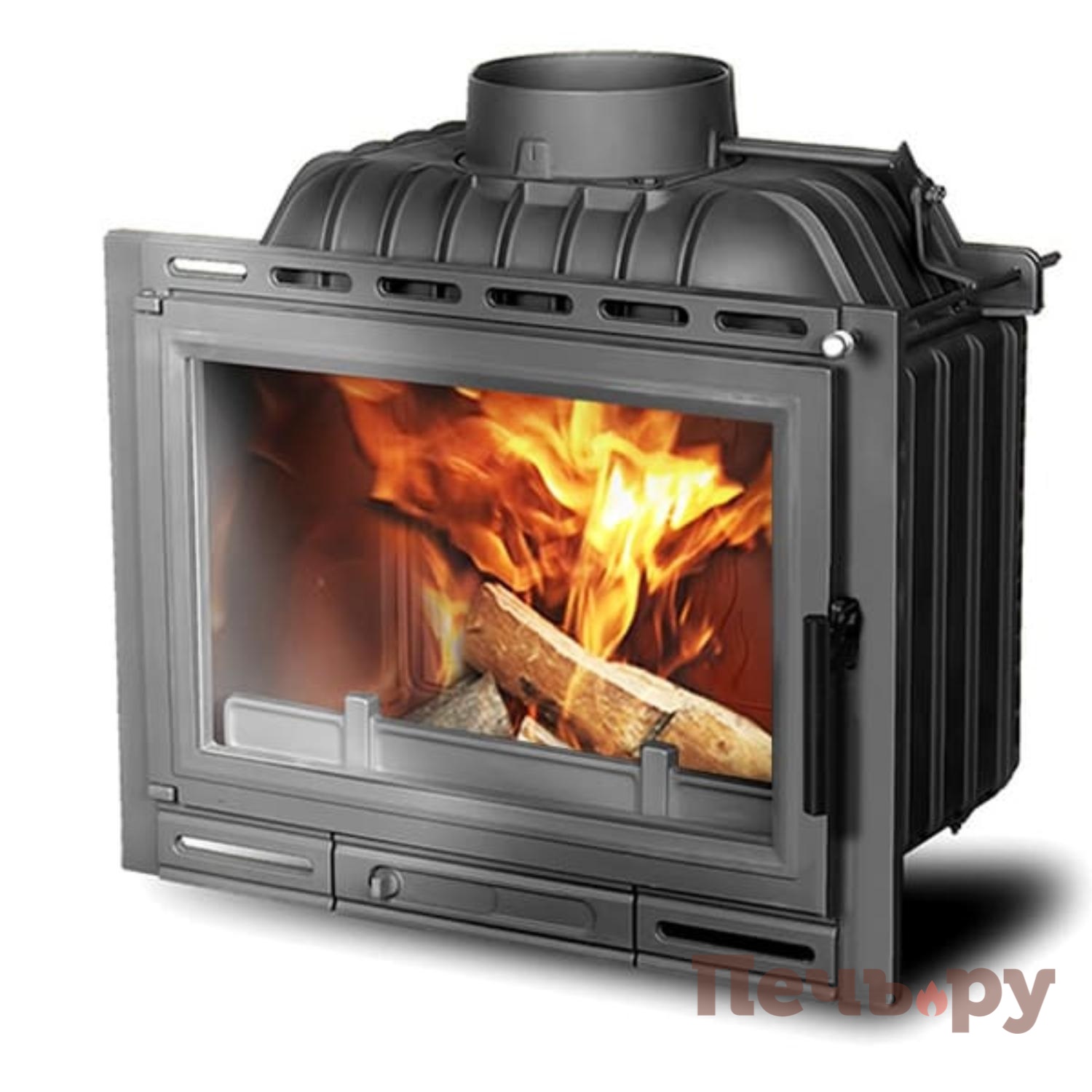 Каминная чугунная топка Kaw-Met W13A 11,5 kW Eko видео