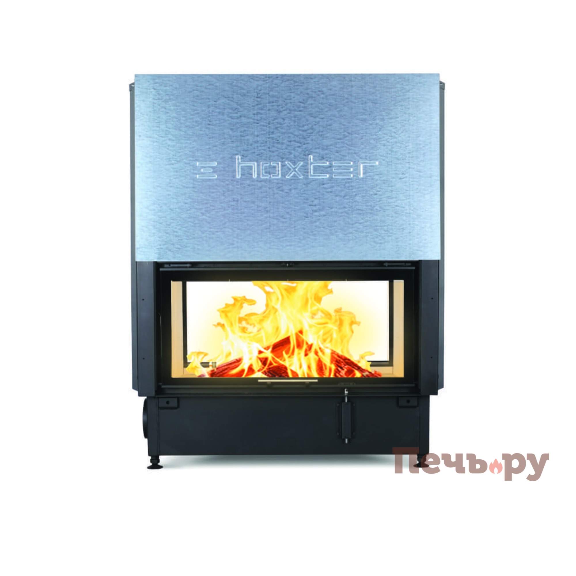 Каминная топка Hoxter Haka 89/45Th (подъем вверх/ боковое открывание) видео