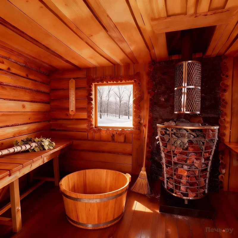установка печи в бане своими руками