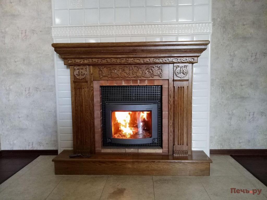 Старинный камин с современной топкой 3 м.jpg