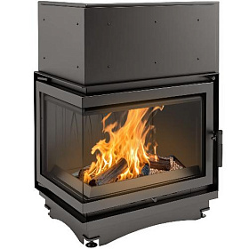 Каминная топка Kratki Zuzia/L/BS (угловое стекло слева) фото