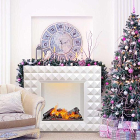 Портал Dimplex Diamond Бьянко под очаг Cassette 600 фото