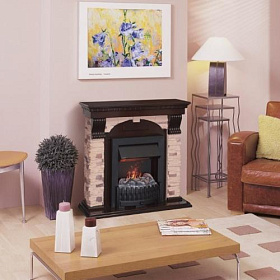 Портал Dimplex Dublin арочный сланец (классика Opti-Myst и Optiflame) фото