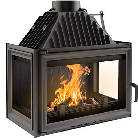 Каминная топка Kratki Oliwia/LP (стекло слева-справа) фото