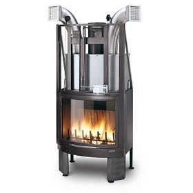 Каминная топка Palazzetti Ecomonoblocco 66 V08 round фото