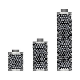 Комплект IKI Plus (cетка высотой 50 см + прямая дымовая труба 55 см) фото